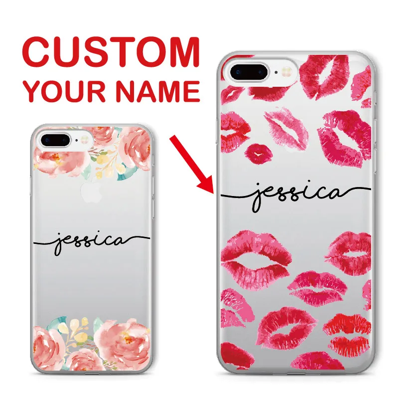 Soft Clear Phone Case For iPhone 6 6S XS Max 7 7Plus 8 8Plus 5 X SAMSUNG Galaxy S9 Personalized Custom Name Girl Lover Floral
Soft Clear Phone Case For iPhone 6 6S XS Max 7 7Plus 8 8Plus 5 X SAMSUNG Galaxy S9 Personalized Custom Name Girl Lover Floral