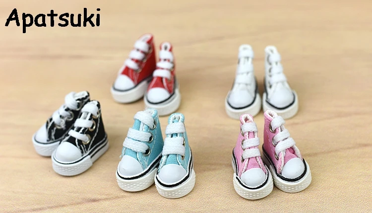 6Pair/lot 3.5cm Canva Shoes For Blythe Dolls Causal Shoes For Barbie Doll House Mini Shoes For 1/6 BJD Doll Accessories Toy
6Pair/lot 3.5cm Canva Shoes For Blythe Dolls Causal Shoes For Barbie Doll House Mini Shoes For 1/6 BJD Doll Accessories Toy