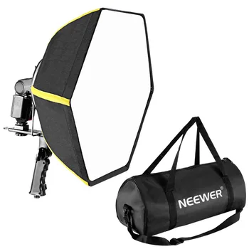 Neewer Black 24"/60cm Professional Collapsible Hexagonal Softbox Folding Softbox Diffuser+Handle Grip for Yongnuo Speedlights
Neewer Black 24"/60cm Professional Collapsible Hexagonal Softbox Folding Softbox Diffuser+Handle Grip for Yongnuo Speedlights