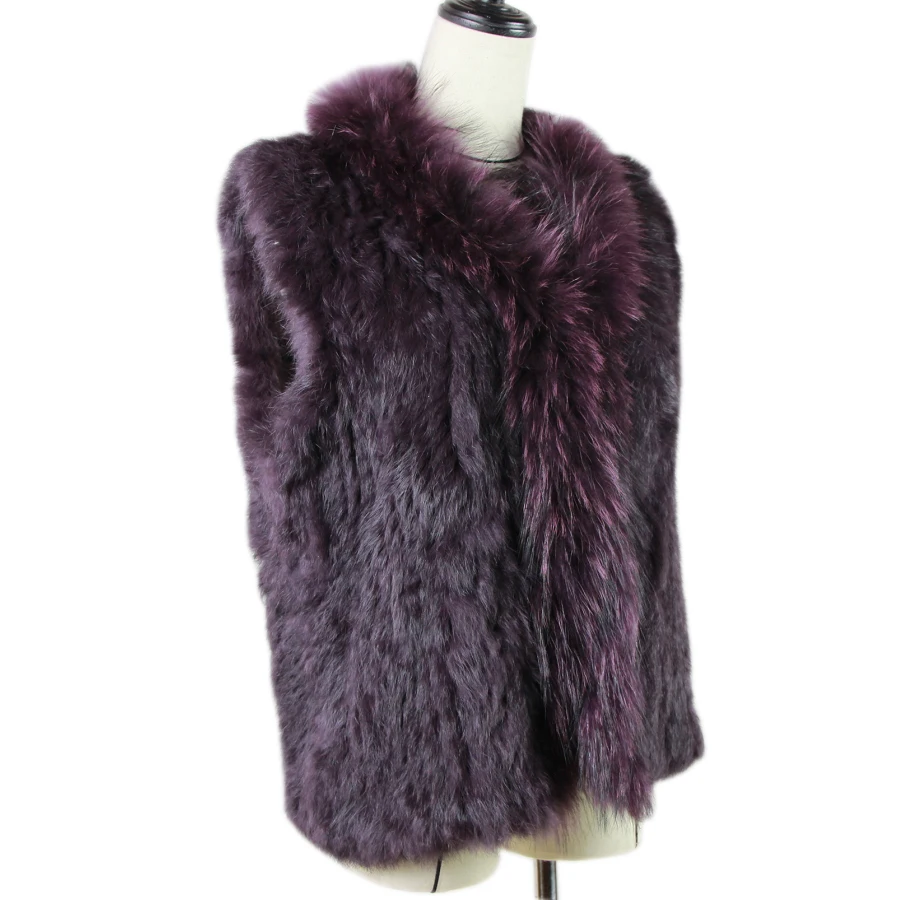 2019 new Women Genuine Natural Real rabbit fur Knitted Vests /Waistcoat/ gilet /coats with Raccoon Fur collar vest 20 colors
2019 new Women Genuine Natural Real rabbit fur Knitted Vests /Waistcoat/ gilet /coats with Raccoon Fur collar vest 20 colors