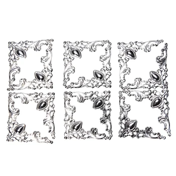 12X Decorative Antique Brass Silvery Jewelry Wine Gift Box Wooden Case Chest Edge Cover Corner Protector Guard
12X Decorative Antique Brass Silvery Jewelry Wine Gift Box Wooden Case Chest Edge Cover Corner Protector Guard