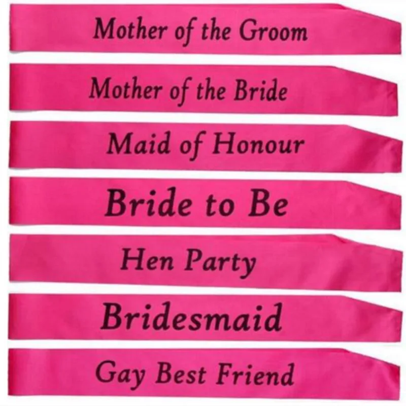 

1Pc Bachelorette Single Party Accessories Hen Night Stain Sashes Hen Party and Bride To Be for Bride Supplies Etiquette Belt