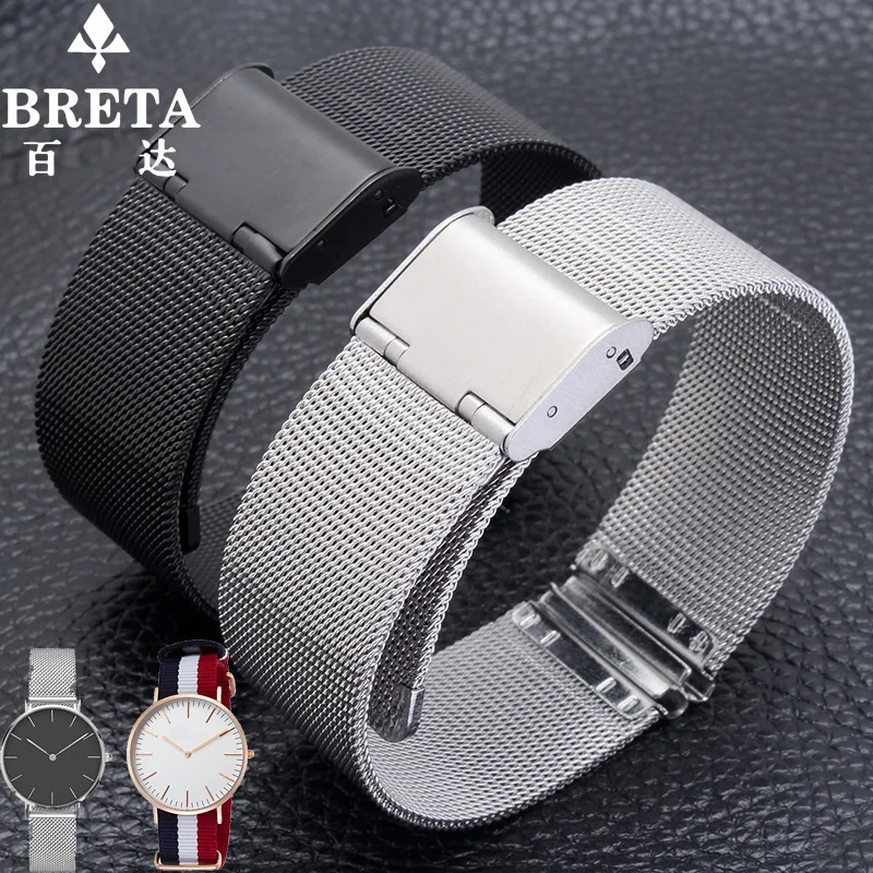 Milanese 6 8 10 12 14 16 18 20 22mm Black Silver Gold Rose Gold ultra-thin Stainless Steel milan Mesh Strap Bracelets Watch Band
Milanese 6 8 10 12 14 16 18 20 22mm Black Silver Gold Rose Gold ultra-thin Stainless Steel milan Mesh Strap Bracelets Watch Band