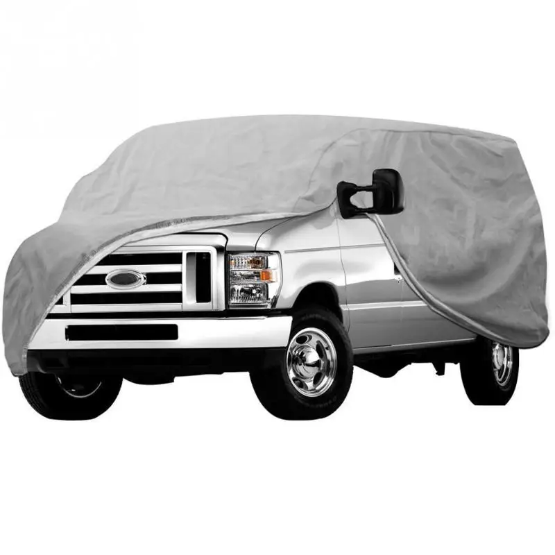 1PC Universal Full Car Covers Snow Ice Dust Sun UV Shade Cover Light Silver Size S-XL Auto Car Outdoor Protector Cover
1PC Universal Full Car Covers Snow Ice Dust Sun UV Shade Cover Light Silver Size S-XL Auto Car Outdoor Protector Cover