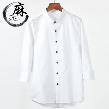 HO 2020 spring new men's linen shirt cotton shirt comfortable breathable casual long-sleeved shirt
HO 2020 spring new men's linen shirt cotton shirt comfortable breathable casual long-sleeved shirt