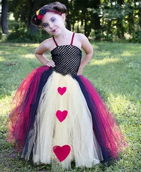 Queen Of Hearts Princess Tulle Dresses Girls tutu Dress for Kids Birthday Cosplay Alice Costume Baby Halloween Carnival Vestidos
Queen Of Hearts Princess Tulle Dresses Girls tutu Dress for Kids Birthday Cosplay Alice Costume Baby Halloween Carnival Vestidos