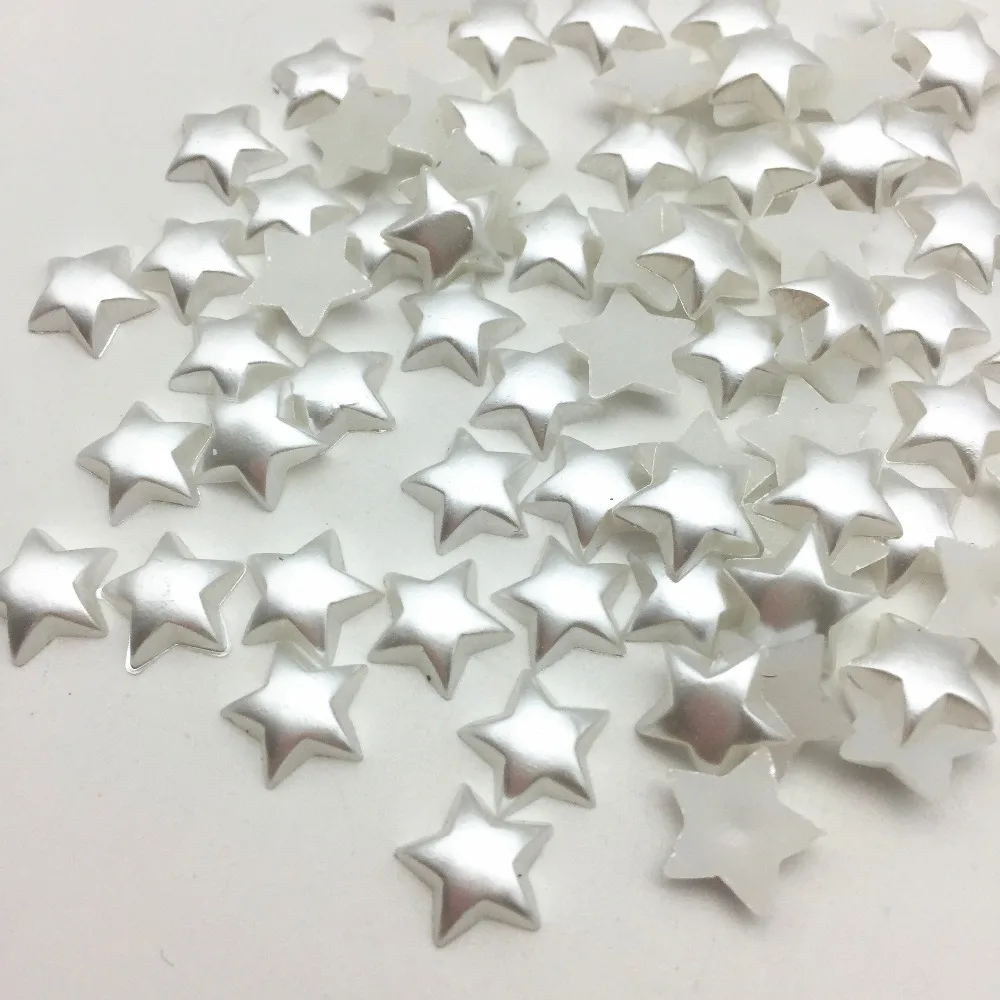 100pcs 10mm White Pearls Star Flatbacks Embellishments DIY Phone Decorations Scrapbooking Crafts Cardmaking
100pcs 10mm White Pearls Star Flatbacks Embellishments DIY Phone Decorations Scrapbooking Crafts Cardmaking