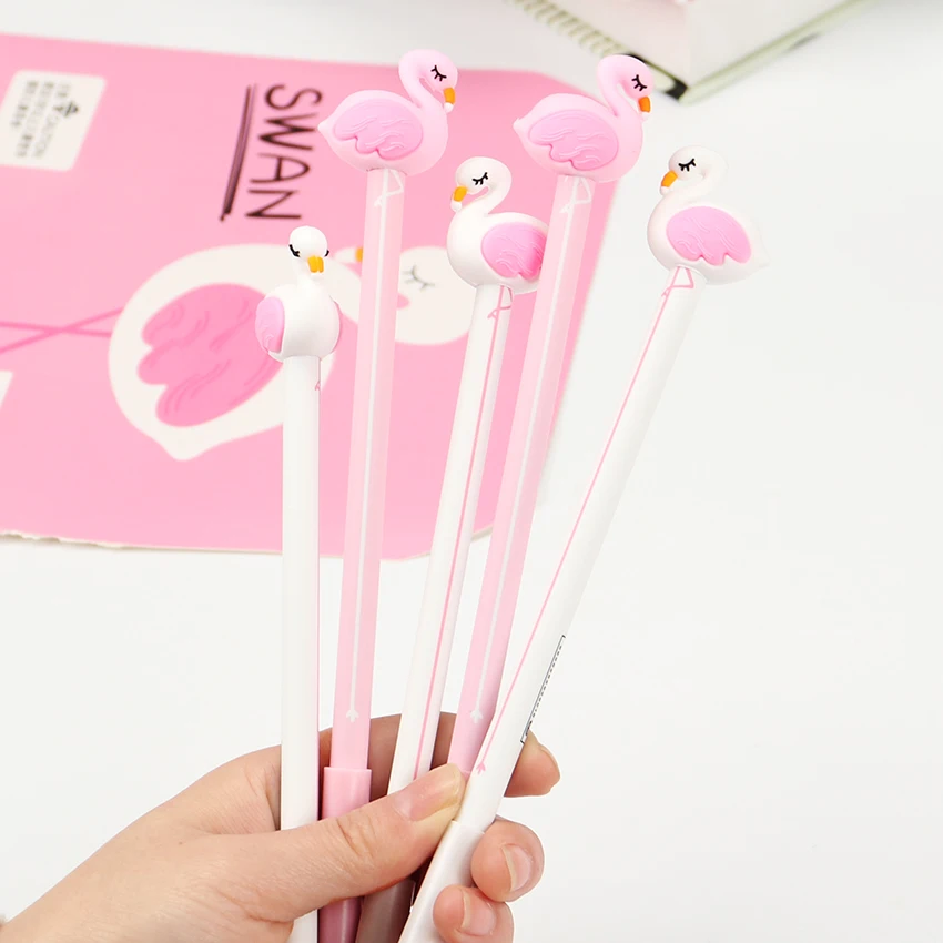 Cute Beautiful Flamingo Swans Gel Pen Kawaii Stationery Pens Material Office School Supplies Writing Pen
Cute Beautiful Flamingo Swans Gel Pen Kawaii Stationery Pens Material Office School Supplies Writing Pen