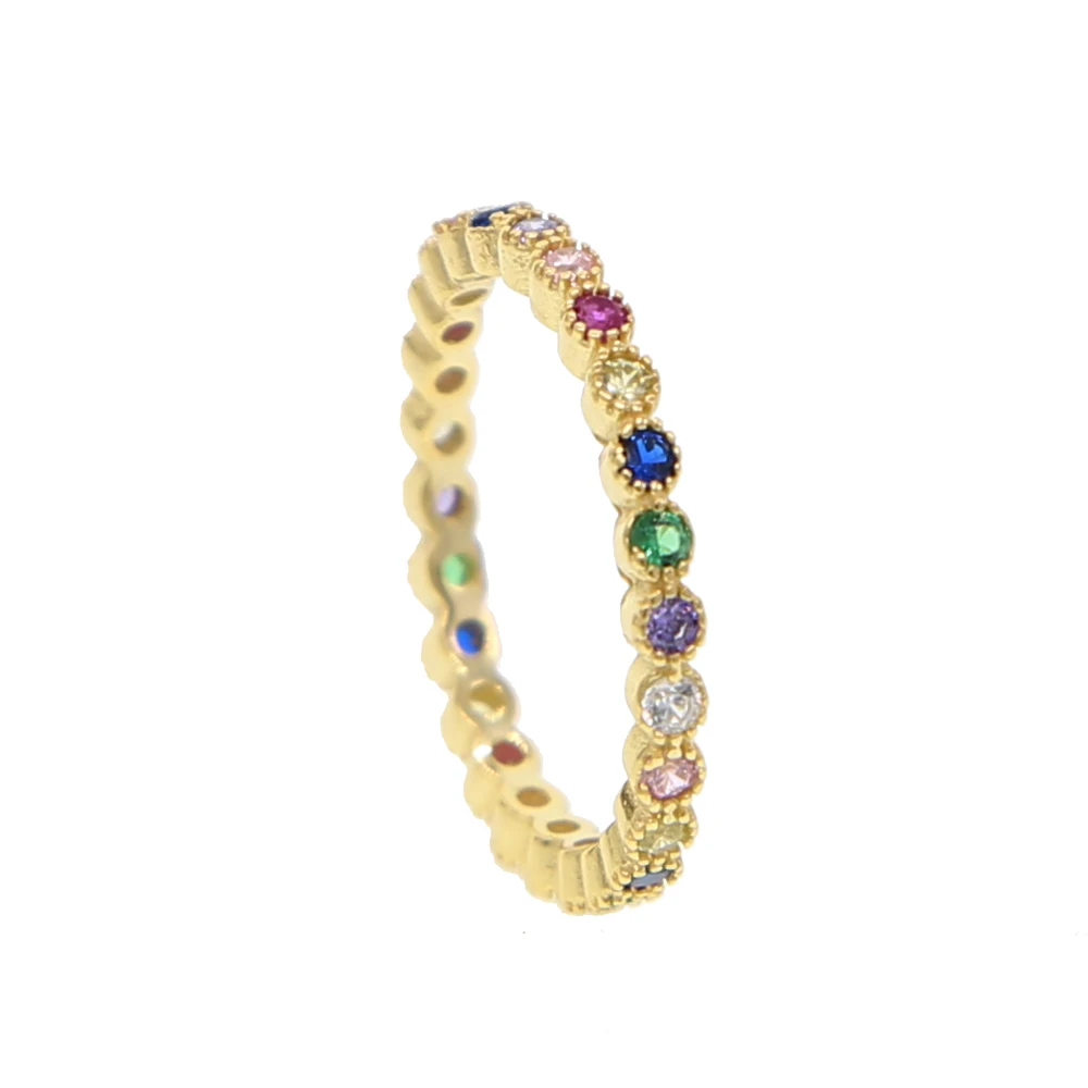 925 sterling SILVER CZ ring micro pave Multicolored stone band engaement band cute lovely girl women zirconia finger rings
925 sterling SILVER CZ ring micro pave Multicolored stone band engaement band cute lovely girl women zirconia finger rings