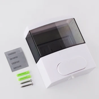 Shower Dispenser Wall-mounted Push Type Refillable Plastic Soap Dispenser Liquid Soap Bottles Shampoo Container for Kitchen 
Shower Dispenser Wall-mounted Push Type Refillable Plastic Soap Dispenser Liquid Soap Bottles Shampoo Container for Kitchen