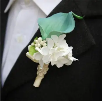 4 pcs/ lot DIY calla lily Corsage flowers Groom groomsman suit men Boutonniere pin brooch Wedding party decorations
4 pcs/ lot DIY calla lily Corsage flowers Groom groomsman suit men Boutonniere pin brooch Wedding party decorations