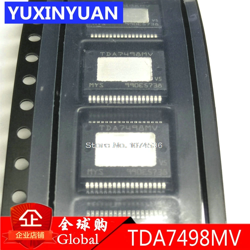 

TDA7498MV TDA7498 5PCS/LOT HSSOP36 SOP integrated circuit IC chip IC AMP AUD CLASS D BTL PWRSSO36