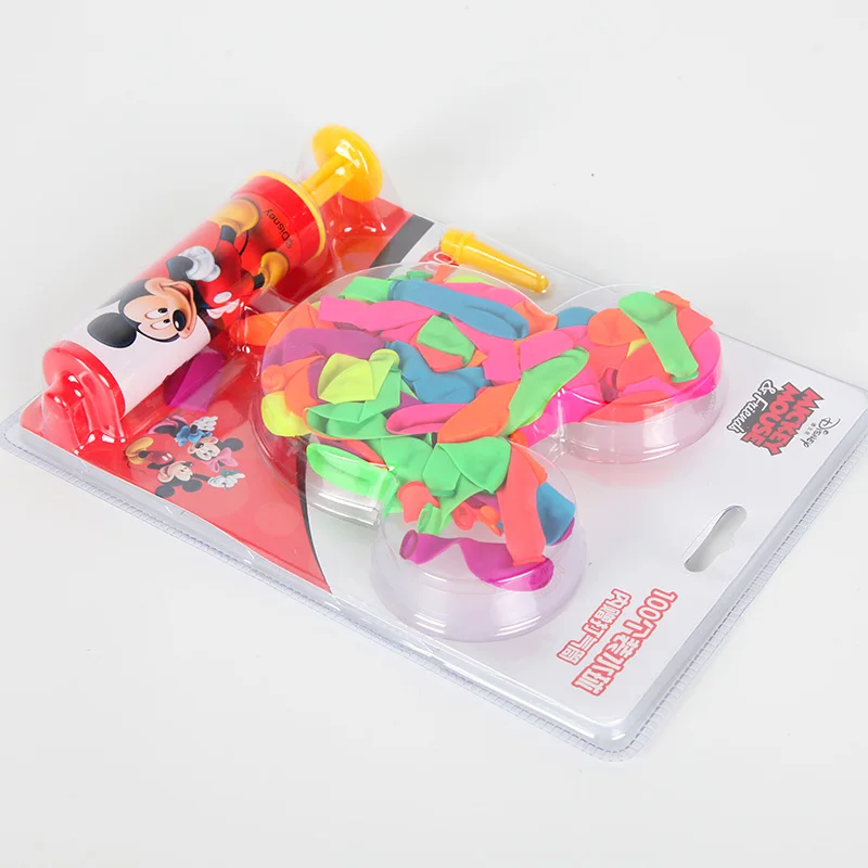 100pcs Balloons Mickey Mouse Small Balloons Water Polo with Pump Multicolor Latex Balloon Kids Birthday Party Summer Fun Toy
100pcs Balloons Mickey Mouse Small Balloons Water Polo with Pump Multicolor Latex Balloon Kids Birthday Party Summer Fun Toy