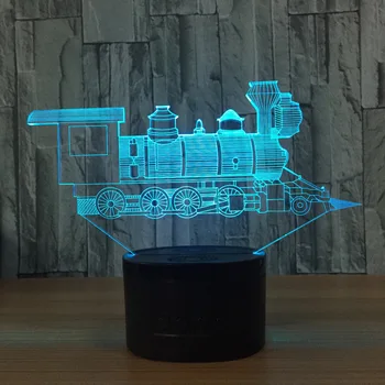 Locomotive 3d Visual Illusion Lamp Transparent Acrylic Night Light Led Fairy Lampa Color Changing Touch Table Bulbing Lambas
Locomotive 3d Visual Illusion Lamp Transparent Acrylic Night Light Led Fairy Lampa Color Changing Touch Table Bulbing Lambas
