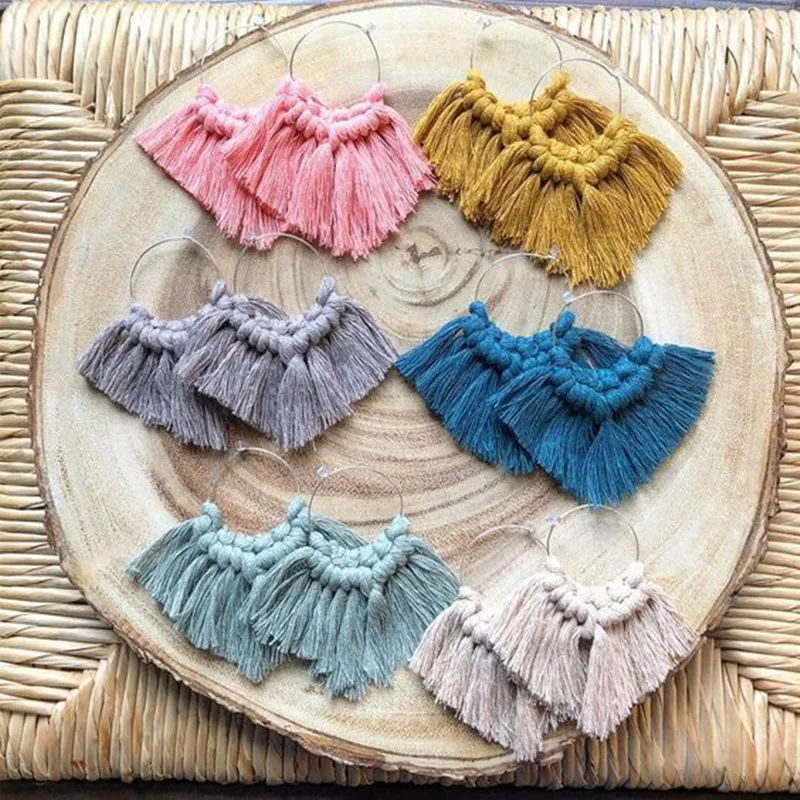 Macrame Earrings Macrame Tassel Earrings Blue Summer Earrings Pink Tassel Earrings for Women Gift for Girls and Friend
Macrame Earrings Macrame Tassel Earrings Blue Summer Earrings Pink Tassel Earrings for Women Gift for Girls and Friend