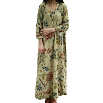 Plus Size Women Clothing Flower Long Dress Furcal Vestidos Largos De Verano Cotton Linen Maxi Dress robe longues Winter Dress
Plus Size Women Clothing Flower Long Dress Furcal Vestidos Largos De Verano Cotton Linen Maxi Dress robe longues Winter Dress