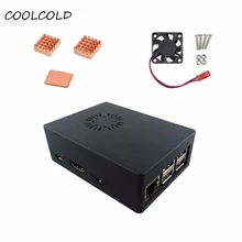 ABS Case Enclosure Box With 1 pcs Cooling Fan Cooling Fan +3 Pcs Copper Heatsink kit With Thermal Pad For Raspberry Pi 3 Model B
ABS Case Enclosure Box With 1 pcs Cooling Fan Cooling Fan +3 Pcs Copper Heatsink kit With Thermal Pad For Raspberry Pi 3 Model B