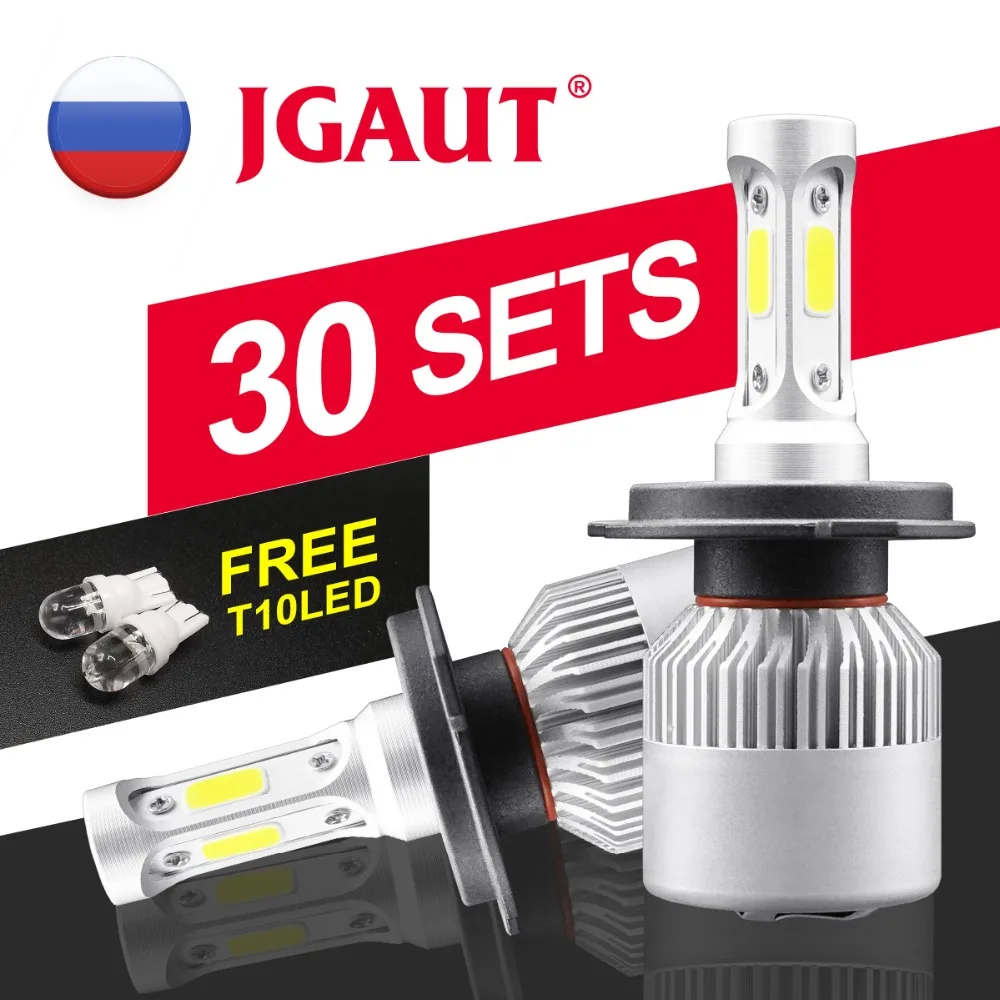 60 Pieces Promotion ! H7 LED H4 Headlight S2 COB 72W 8000LM Car Headlamp Fog Light Automotive 6500K 12V 24V Hi Low Beam
60 Pieces Promotion ! H7 LED H4 Headlight S2 COB 72W 8000LM Car Headlamp Fog Light Automotive 6500K 12V 24V Hi Low Beam