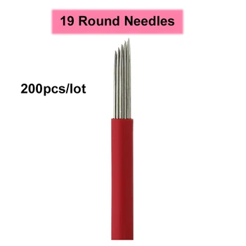200pcsPcs Bevel 19 Pin Round Agulhas Microblding Eyebrow Tatoo Blade Microblading Needles For 3D Embroidery Manual Tattoo Pen
200pcsPcs Bevel 19 Pin Round Agulhas Microblding Eyebrow Tatoo Blade Microblading Needles For 3D Embroidery Manual Tattoo Pen