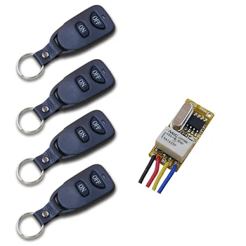 Mini Wireless Remote Control Switch Smart Micro Radio Controlled Switch System Remote Relay Switch Receiver Transmitter
Mini Wireless Remote Control Switch Smart Micro Radio Controlled Switch System Remote Relay Switch Receiver Transmitter