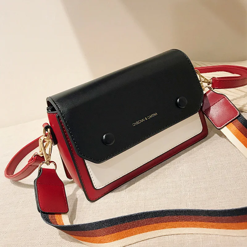 New small bag 2019 new fashion ladies wide shoulder strap Messenger bag casual wild hit color small square bag tide
New small bag 2019 new fashion ladies wide shoulder strap Messenger bag casual wild hit color small square bag tide