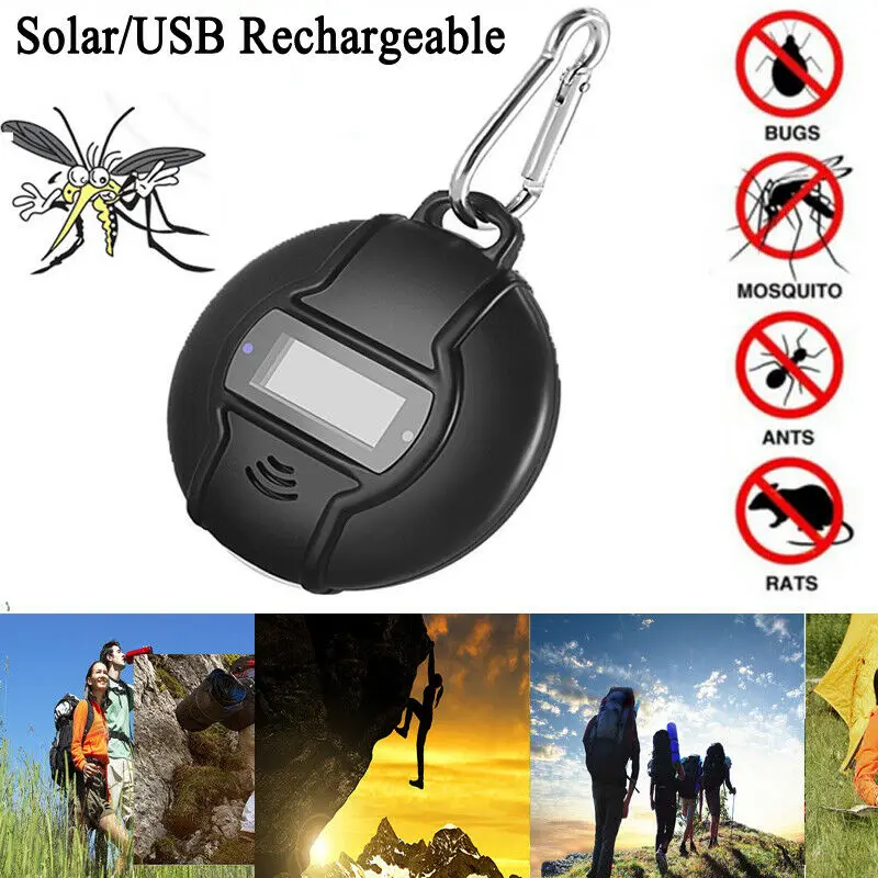 Electronic Mosquito Repeller Outdoor Portable Camping Fishing Tourism Solar Ultrasonic Type Pest Repeller Children Baby Protect
Electronic Mosquito Repeller Outdoor Portable Camping Fishing Tourism Solar Ultrasonic Type Pest Repeller Children Baby Protect