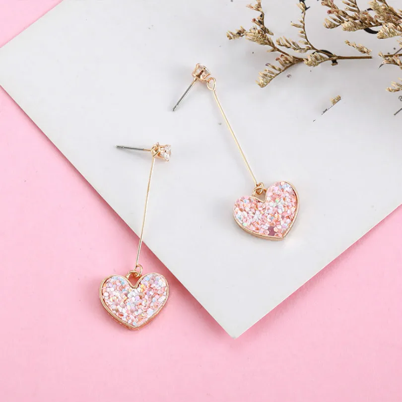 Korean Fashion Jewelry Sweet Sequins Love Temperament Net Red Earrings Bohemian Long Earrings Crystal Elegant Earrings
Korean Fashion Jewelry Sweet Sequins Love Temperament Net Red Earrings Bohemian Long Earrings Crystal Elegant Earrings