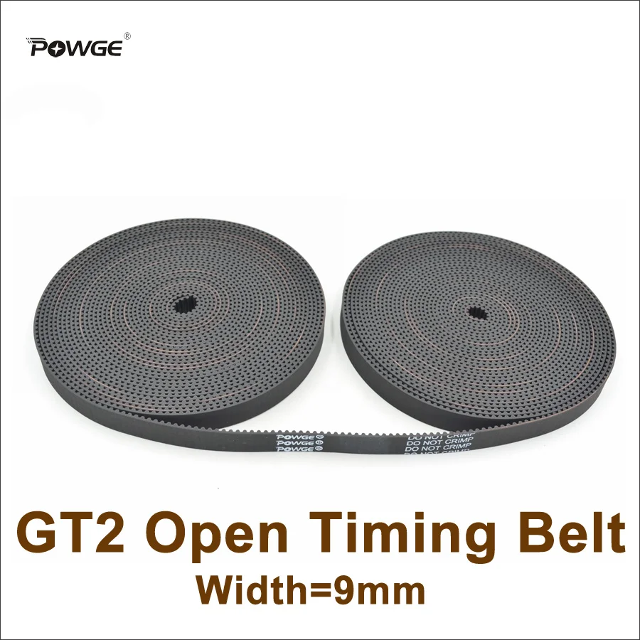 POWGE 10meters GT2 Timing Belt Width=9mm Fit GT2 Pulley GT2-9 Rubber 2GT 9 Open Timing Belt 3D Printer Accessory High Quanlity
POWGE 10meters GT2 Timing Belt Width=9mm Fit GT2 Pulley GT2-9 Rubber 2GT 9 Open Timing Belt 3D Printer Accessory High Quanlity