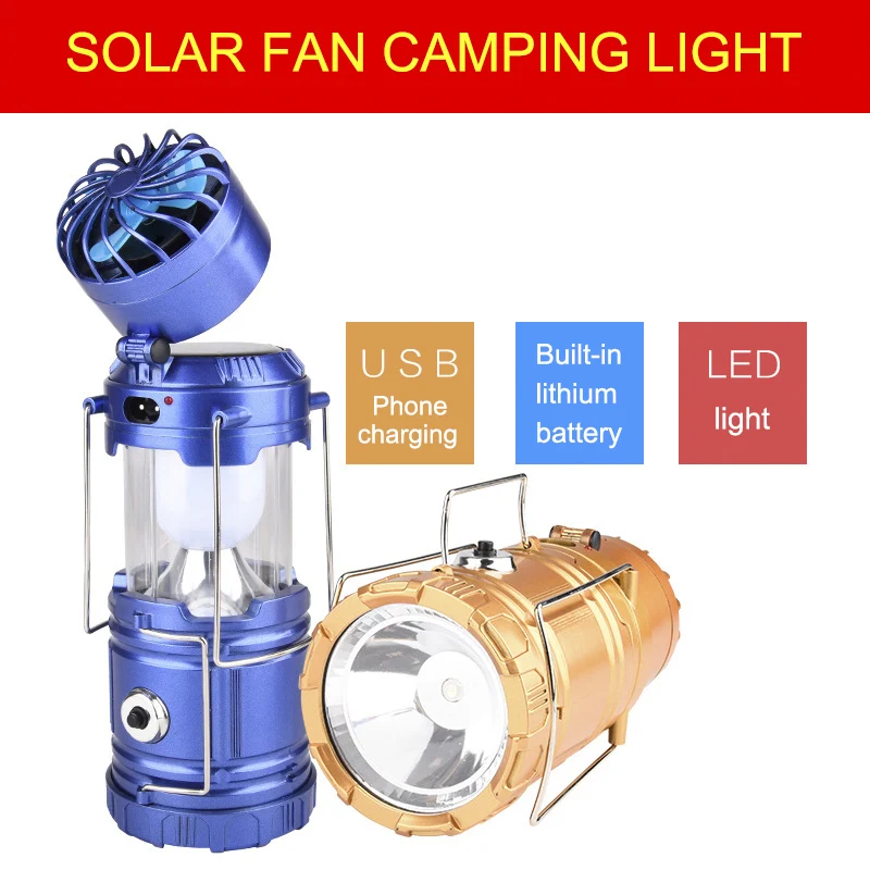 Multi-function Solar Portable Lanterns with Mini Fan Rechargeable LED Camping Emergency Light Table Lamp 110V/220V US/EU Plug L
Multi-function Solar Portable Lanterns with Mini Fan Rechargeable LED Camping Emergency Light Table Lamp 110V/220V US/EU Plug L