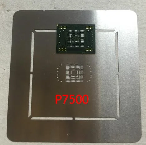 1pair/lot 1pcs MMC memory flash NAND with firmware for Samsung Tab P7500 16GB +1pcs BGA reballing reball stencil
1pair/lot 1pcs MMC memory flash NAND with firmware for Samsung Tab P7500 16GB +1pcs BGA reballing reball stencil