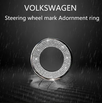 Universal Decorative interior trim for Volkswagen Steering wheel diamond logo For Volkswagen modified auto crystal Car styling
Universal Decorative interior trim for Volkswagen Steering wheel diamond logo For Volkswagen modified auto crystal Car styling