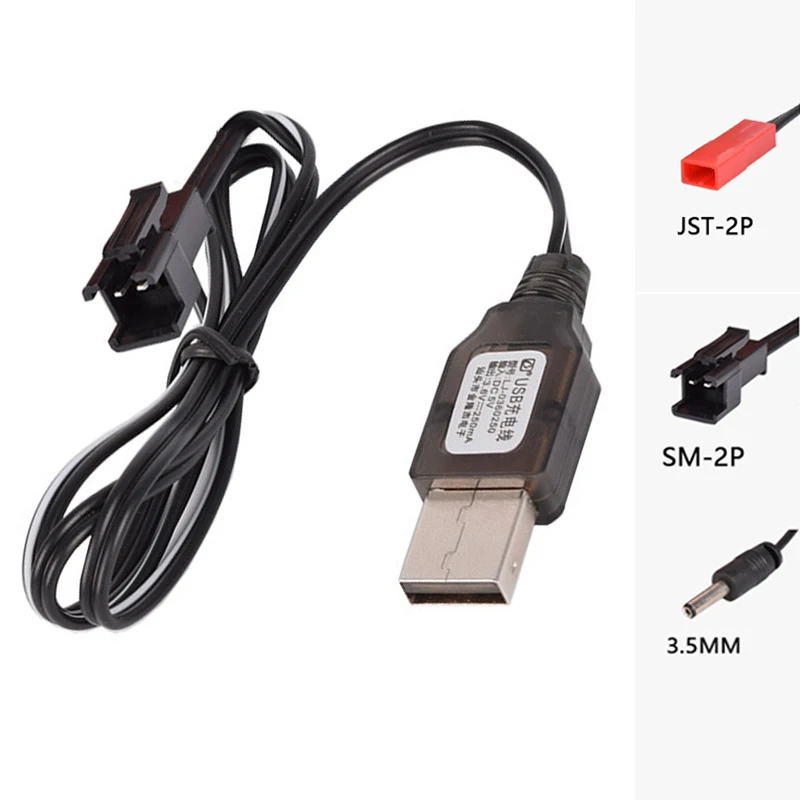3.6V Charger USB Built-in chip Ni-Cd/Ni-Mh Battery Charger RC toys car ship Robot Spare Parts JST-2P/3.5/SM-2P
3.6V Charger USB Built-in chip Ni-Cd/Ni-Mh Battery Charger RC toys car ship Robot Spare Parts JST-2P/3.5/SM-2P