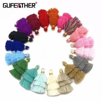 GUFEATHER L110/3.5CM/3 layer/jewelry accessories/jewelry findings/Cotton Tassel/hand made/Earring production/Bohemian style
GUFEATHER L110/3.5CM/3 layer/jewelry accessories/jewelry findings/Cotton Tassel/hand made/Earring production/Bohemian style
