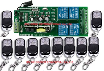 85V~260V 110V 220V 240V 4CH 11pcs/lot RF Wireless Remote Control Relay Switch Security System Garage Door Gate Electric Doors
85V~260V 110V 220V 240V 4CH 11pcs/lot RF Wireless Remote Control Relay Switch Security System Garage Door Gate Electric Doors