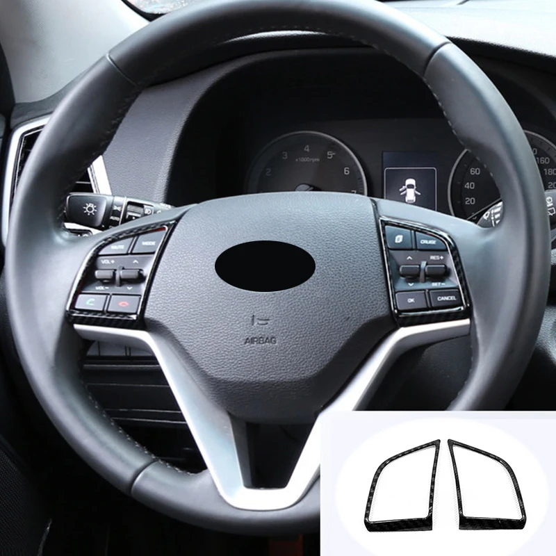 For Hyundai Tucson 2015/16/17/18/19 ABS Carbon fibre Car Steering wheel Button frame Cover Trim Car Styling Accessories 2pcs
For Hyundai Tucson 2015/16/17/18/19 ABS Carbon fibre Car Steering wheel Button frame Cover Trim Car Styling Accessories 2pcs