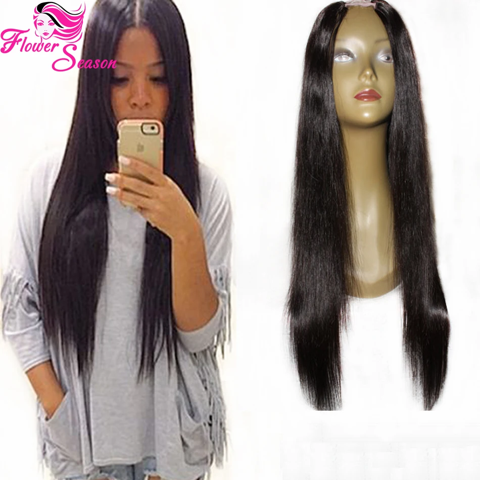 Top Quality 150 Density Silky Straight U Part Wigs Virgin Hair Peruvian U Part Human Hair Wigs For Sale 
Top Quality 150 Density Silky Straight U Part Wigs Virgin Hair Peruvian U Part Human Hair Wigs For Sale