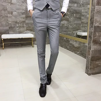 2019 Formal Wedding Men Suit Pants Slim Pure cotton Casual Brand Business Blazer Straight Dress Trousers high-grade Male S-5XL
2019 Formal Wedding Men Suit Pants Slim Pure cotton Casual Brand Business Blazer Straight Dress Trousers high-grade Male S-5XL