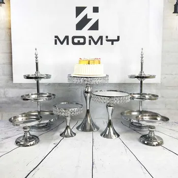 7-11pcs/set Crystal Party Decorating Tool Plate Pop Rack Silver 3 Tier Cake Stand Set
7-11pcs/set Crystal Party Decorating Tool Plate Pop Rack Silver 3 Tier Cake Stand Set