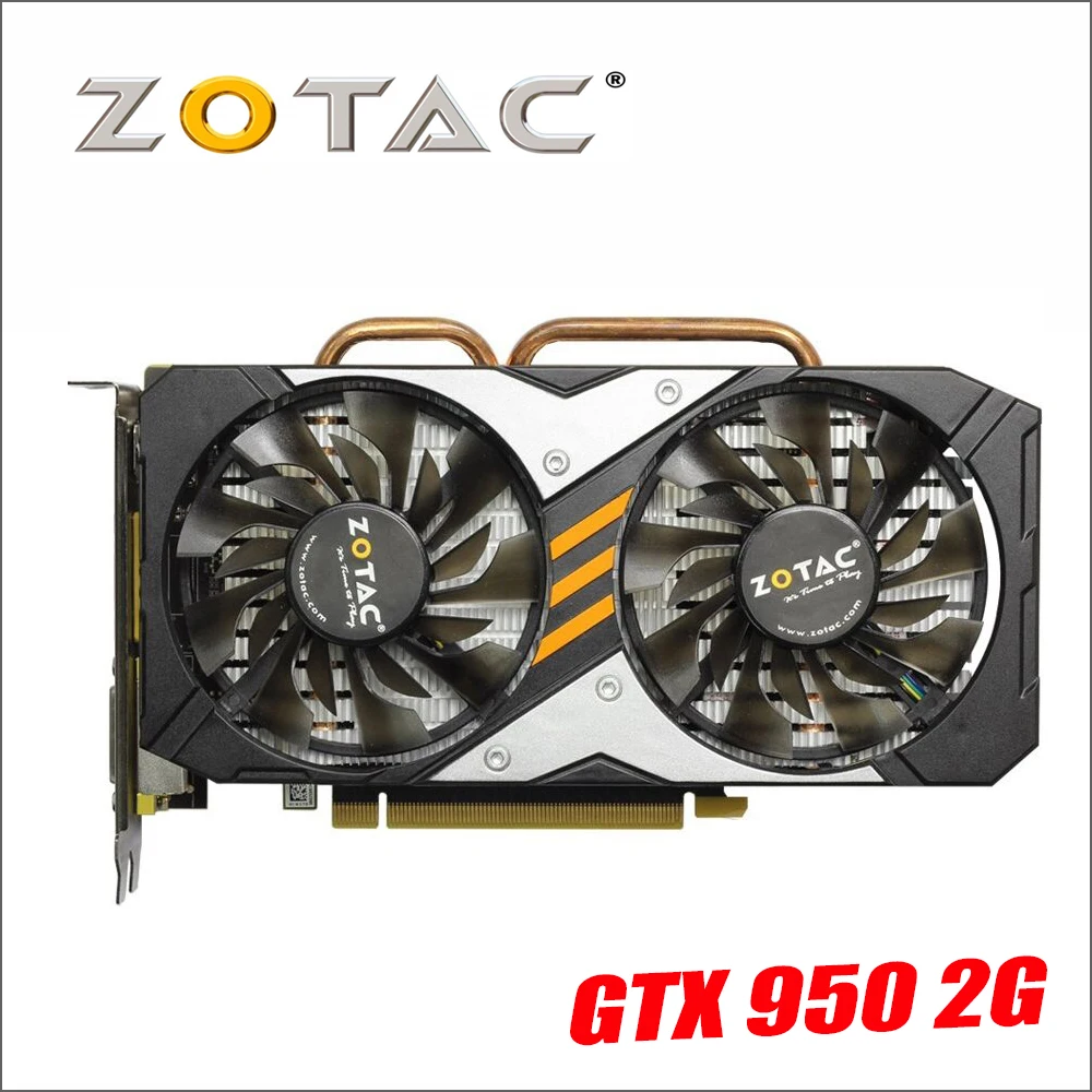 

ZOTAC Video Card GeForce GTX950 2GD5 128Bit GDDR5 Graphics Cards for nVIDIA Map GTX 950 2G Devastators Hdmi Dvi 750 750ti