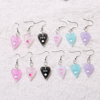 1pair Fashion Craft Resin yes or no Drop Earrings For Women Japan/Korean Fashion Jewelry Wholesale
1pair Fashion Craft Resin yes or no Drop Earrings For Women Japan/Korean Fashion Jewelry Wholesale