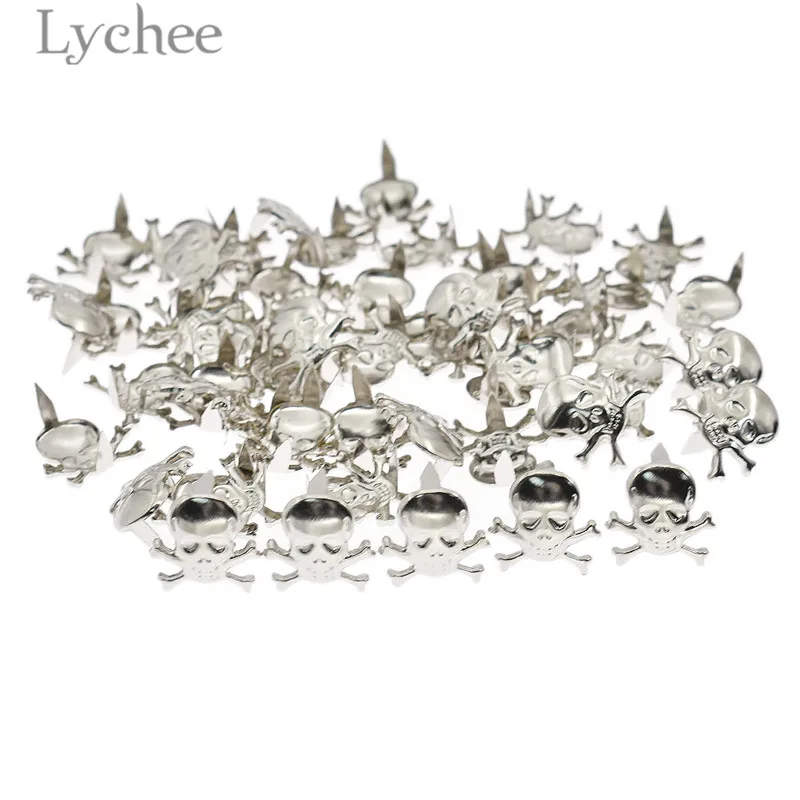 Lychee 50pcs 13x12mm Skull Garment Rivets Punk Style Iron Claws Studs DIY Sewing Material Accessories
Lychee 50pcs 13x12mm Skull Garment Rivets Punk Style Iron Claws Studs DIY Sewing Material Accessories