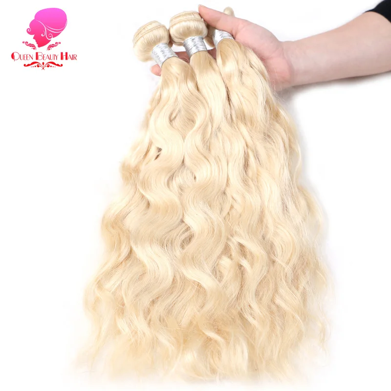 QUEEN 1/3/4 Bundle Pure 613 Platinum Blonde Color Brazillian Water Wave Bundles Natural Human Hair Weave Remy Hair Free Shipping
QUEEN 1/3/4 Bundle Pure 613 Platinum Blonde Color Brazillian Water Wave Bundles Natural Human Hair Weave Remy Hair Free Shipping