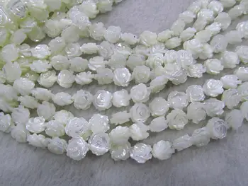Double Carved--8\10\12mm white Mop Shell jewelry 30pcs Rose Fluorial Flower Carved Jewelry Shell Spacer Cabochon Shell Jewelry b
Double Carved--8\10\12mm white Mop Shell jewelry 30pcs Rose Fluorial Flower Carved Jewelry Shell Spacer Cabochon Shell Jewelry b