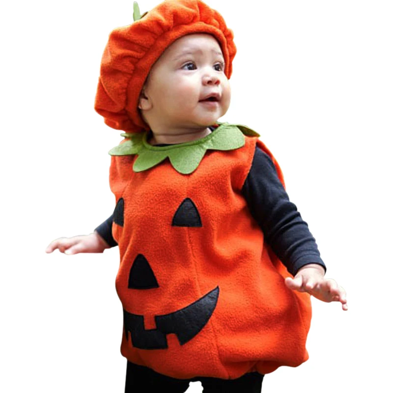 Kids Halloween Costume Pumpkin Baby Kids Rompers Set for Halloween Jumpsuit Hat Baby Set Girl Boys Kids Clothing Playing Clothes
Kids Halloween Costume Pumpkin Baby Kids Rompers Set for Halloween Jumpsuit Hat Baby Set Girl Boys Kids Clothing Playing Clothes