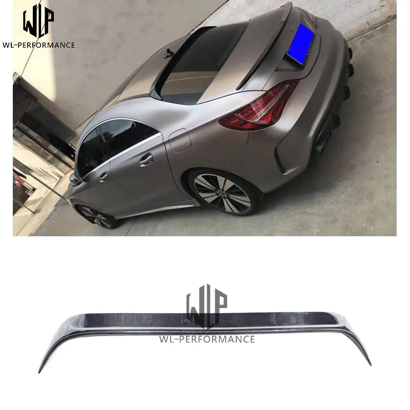 CLA Carbon Fiber Rear Roof / Top Spoiler rear trunk wing car body kit For Mercedes Benz CLA W117 13-15 car styling use
CLA Carbon Fiber Rear Roof / Top Spoiler rear trunk wing car body kit For Mercedes Benz CLA W117 13-15 car styling use