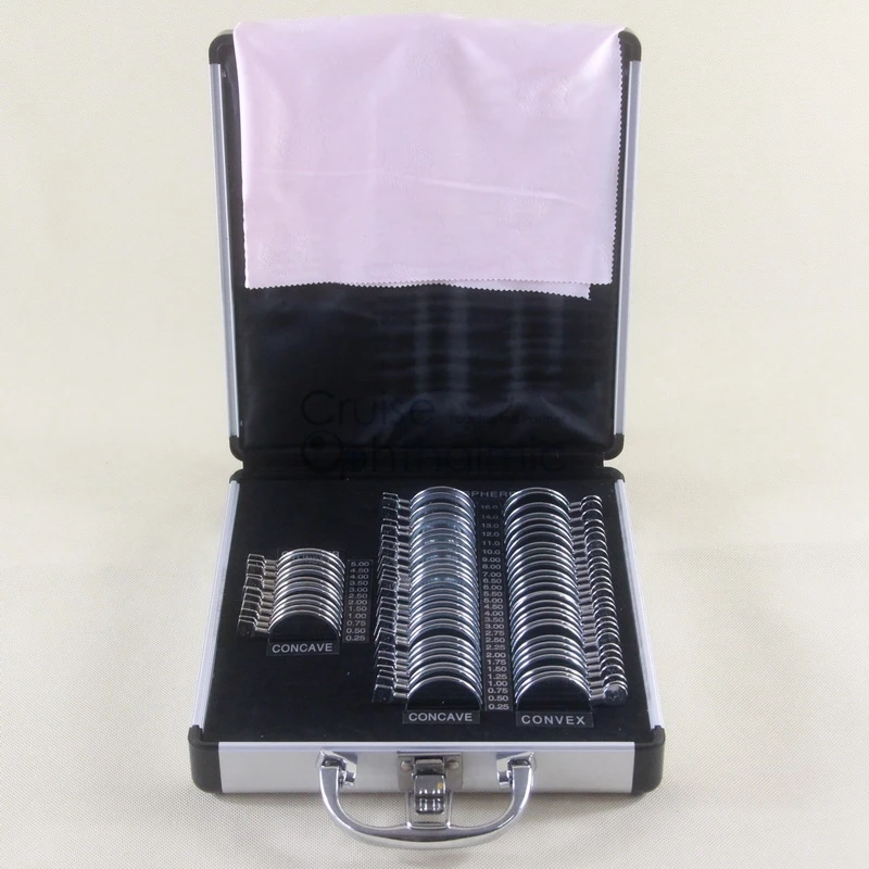 Optometric Trial Lens Set MT68-A1 A1 68 pcs Rim Full Aperture 36mm Shiny Metal Rim | Aluminium Carrying Case
Optometric Trial Lens Set MT68-A1 A1 68 pcs Rim Full Aperture 36mm Shiny Metal Rim | Aluminium Carrying Case