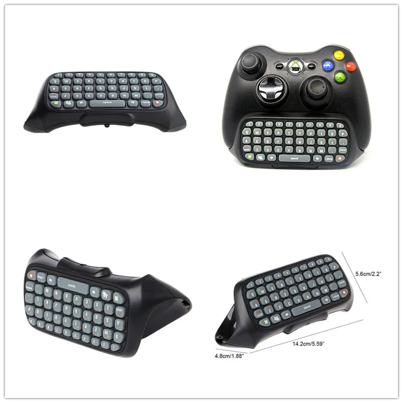 1PC Mini Keyboard Wireless Controller Text Messenger Keyboard 47 keys Chatpad Keypad for Xbox 360 Game Controller Black
1PC Mini Keyboard Wireless Controller Text Messenger Keyboard 47 keys Chatpad Keypad for Xbox 360 Game Controller Black