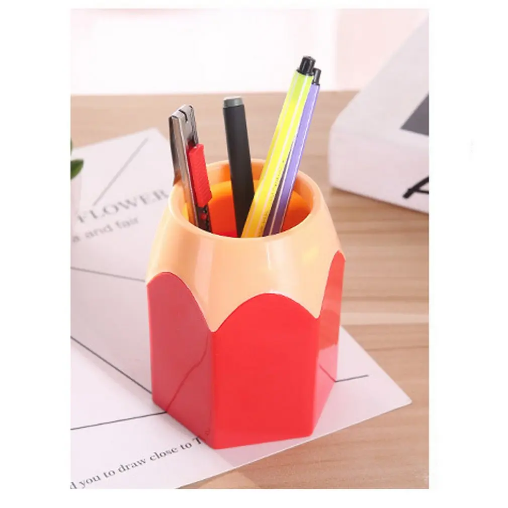 Креативная ваза для ручек карандашный горшок держатель кистей макияжа