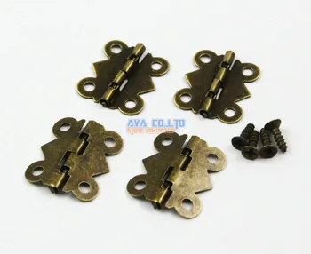 80 Pieces Furniture Hinge Antique Brass Jewelry Box Hinge Small Hinge 90 Degree Folding Hinge 20x17mm 25x17mm with Screws
80 Pieces Furniture Hinge Antique Brass Jewelry Box Hinge Small Hinge 90 Degree Folding Hinge 20x17mm 25x17mm with Screws