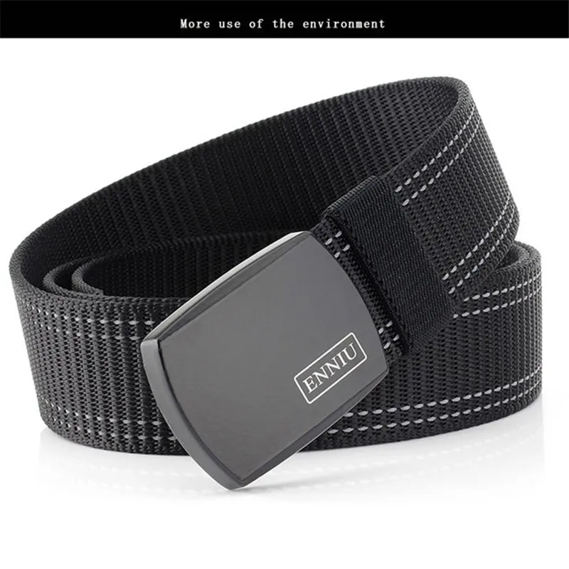 ENNIU Military Tactical Belt Men High Quality Nylon Outdoor Sport Metal Automatic Buckle Canvas Army Belts Jeans Accessories
ENNIU Military Tactical Belt Men High Quality Nylon Outdoor Sport Metal Automatic Buckle Canvas Army Belts Jeans Accessories